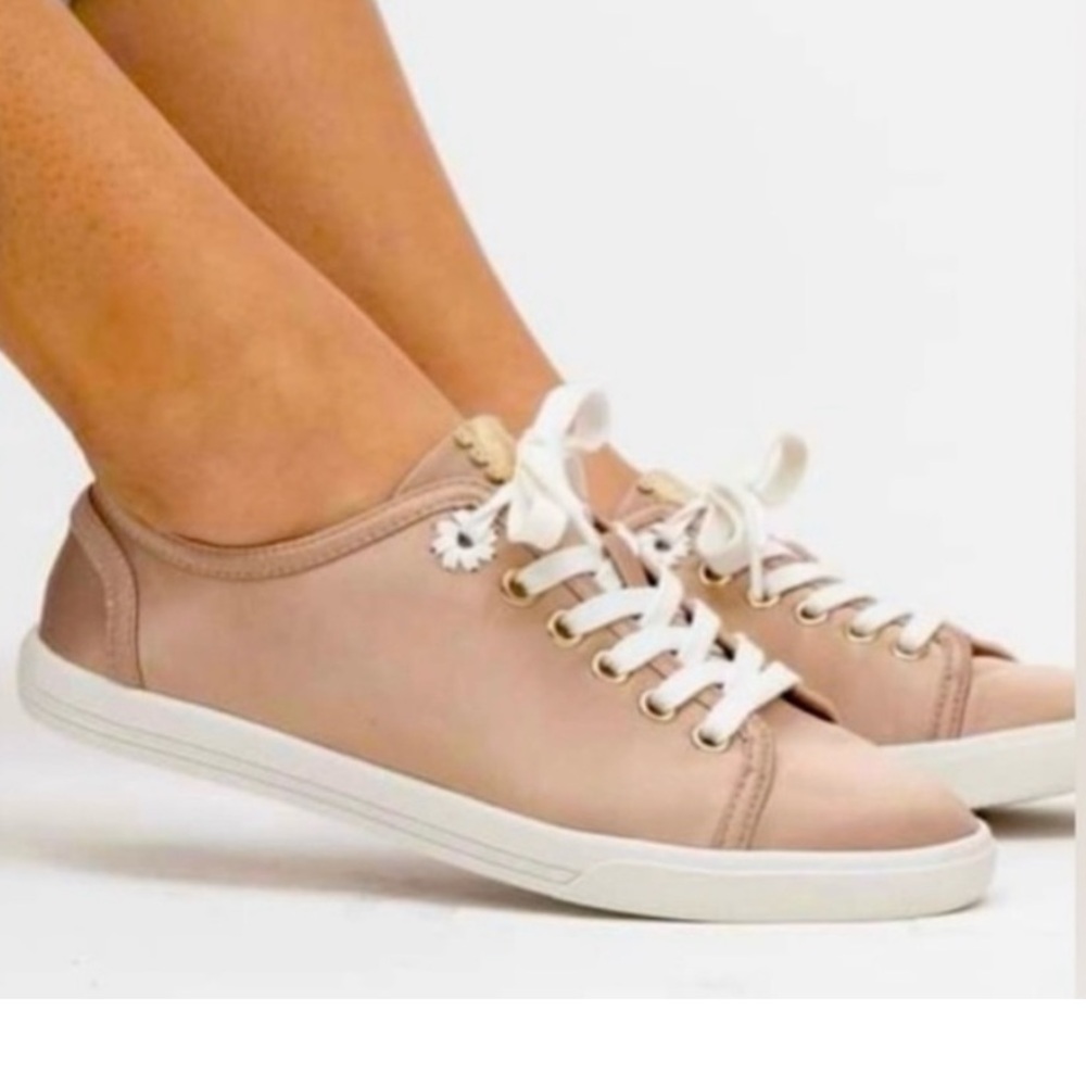 Jack Rogers Sneakers Lia Satin Sneaker in Champagne Sz 10 NEW IN BOX NIB